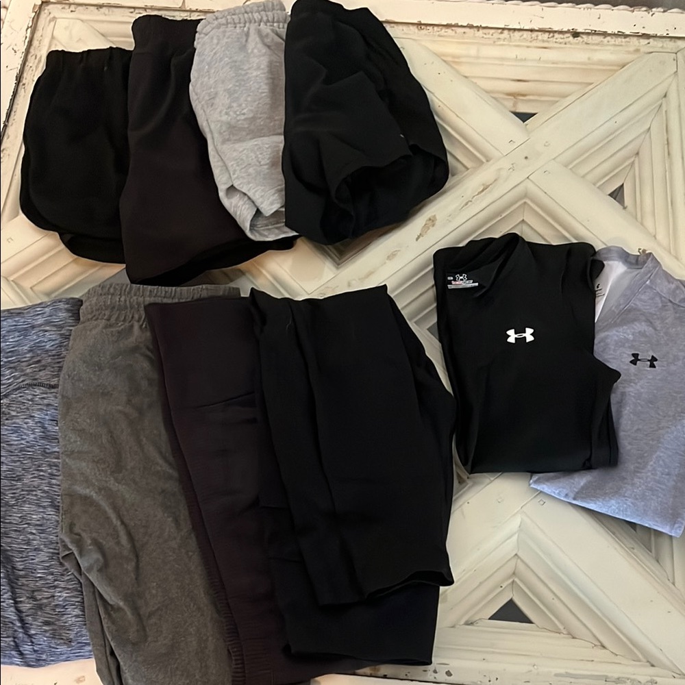 Under Armour Athletic Shorts and Shirts Set